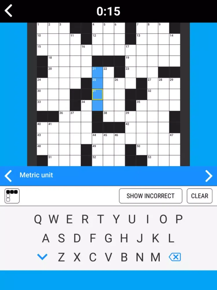 Screenshot di King of Crossword iPad 