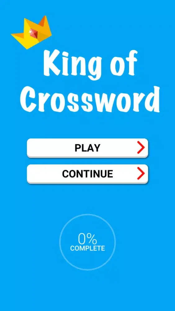 Screenshot di King of Crossword