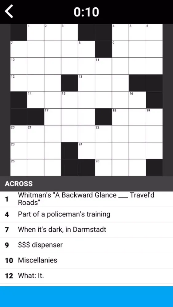Screenshot di King of Crossword