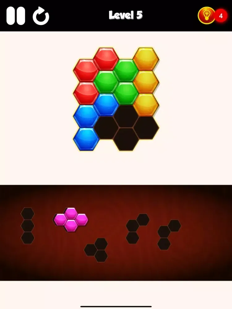Captures d'écran de Hexa Block - Amaze your brain iPad 