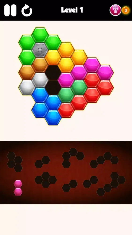Captures d'écran de Hexa Block - Amaze your brain