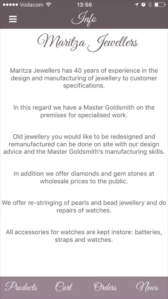 Maritza Jewellers স্ক্রিনশট