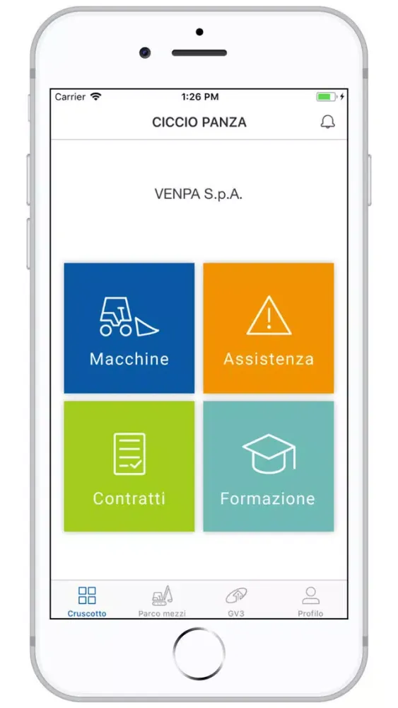 Capturas de tela do GV3 RentalApp