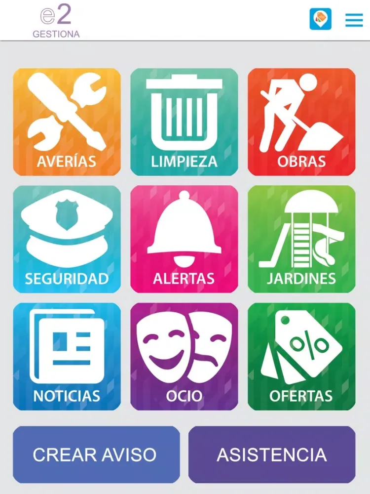 E2 Gestiona iPad  Screenshots