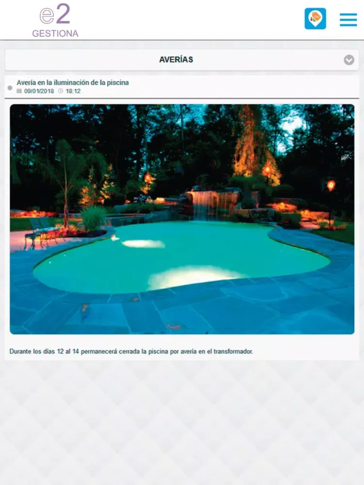 E2 Gestiona iPad  Screenshots