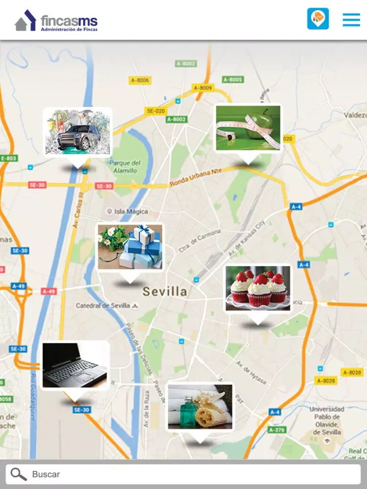 Capturas de tela do Fincas MS iPad 