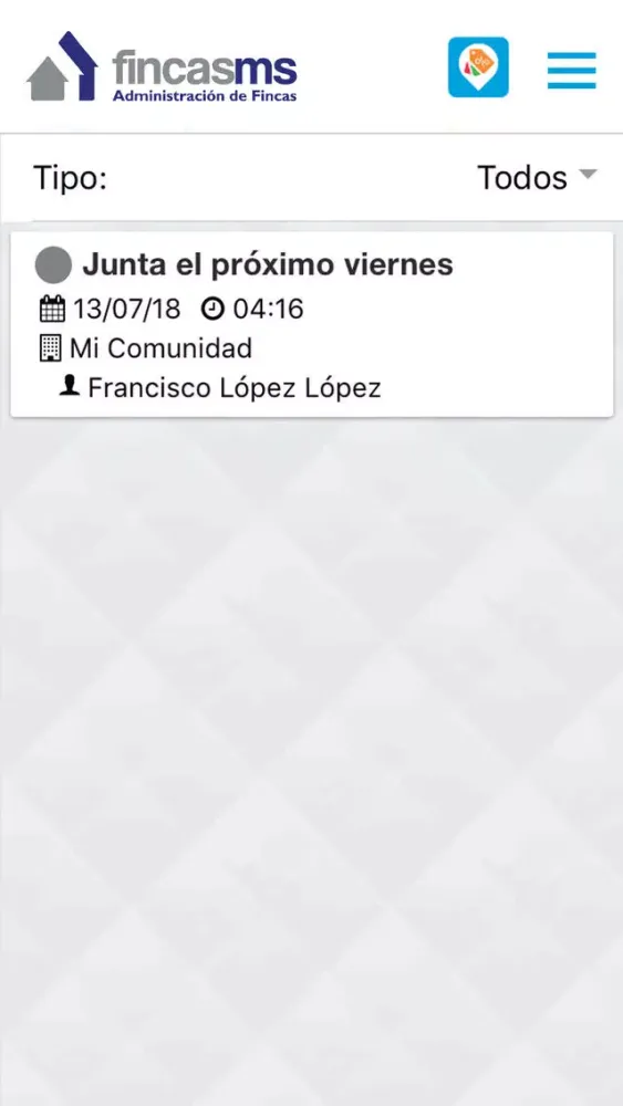 Capturas de tela do Fincas MS