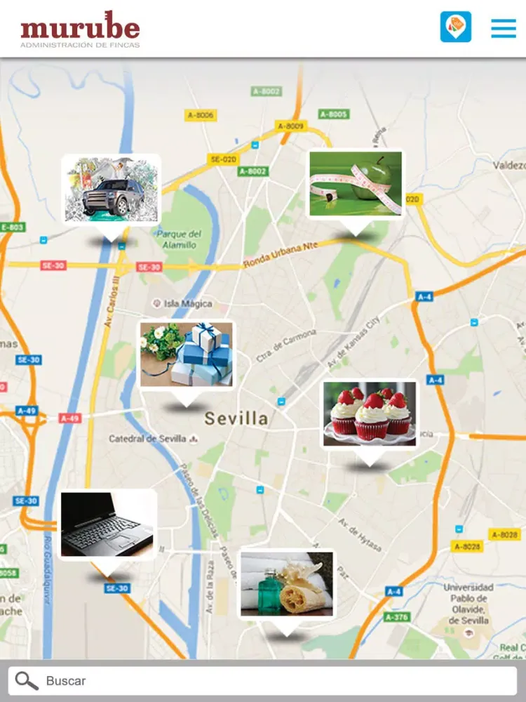 Capturas de pantalla de murube iPad 