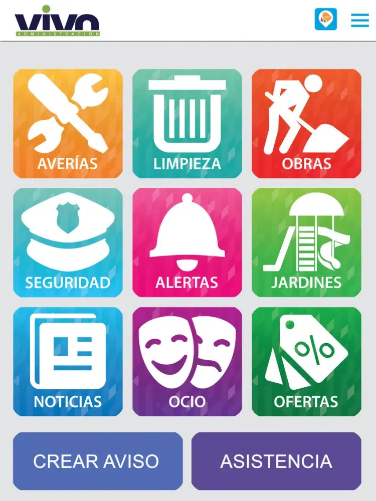 صور VIVO Administración iPad 