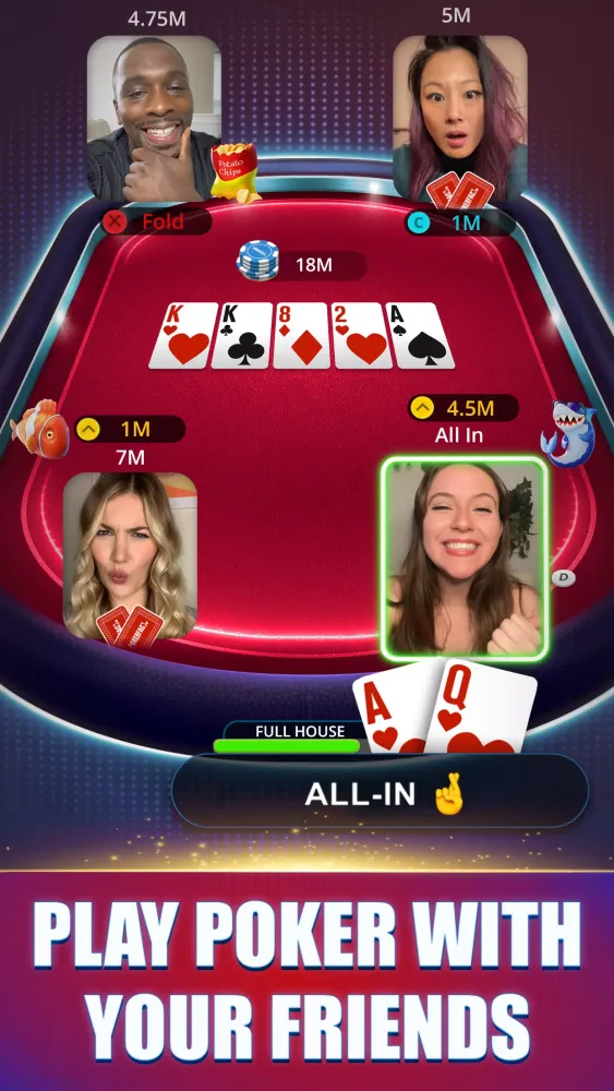 Poker Face: Texas Holdem Poker应用截图