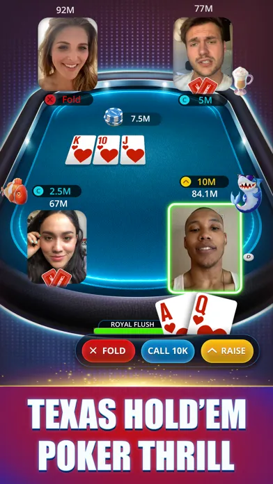 Ảnh chụp màn hình của Poker Face: Texas Holdem Live