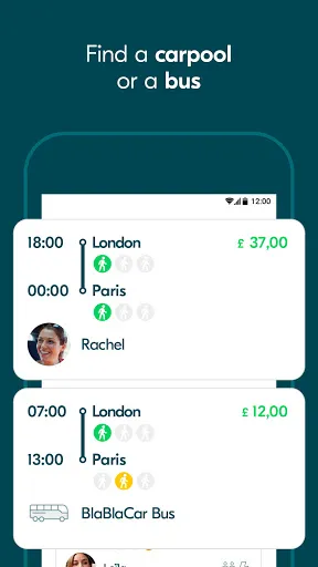 Скриншоты BlaBlaCar: Carpooling and Bus