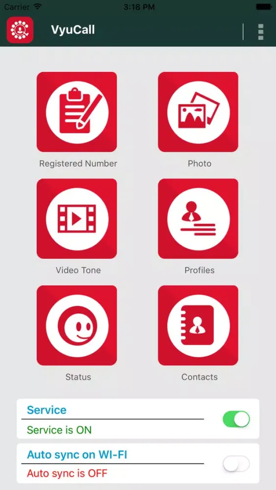 ภาพหน้าจอของ VyuCall