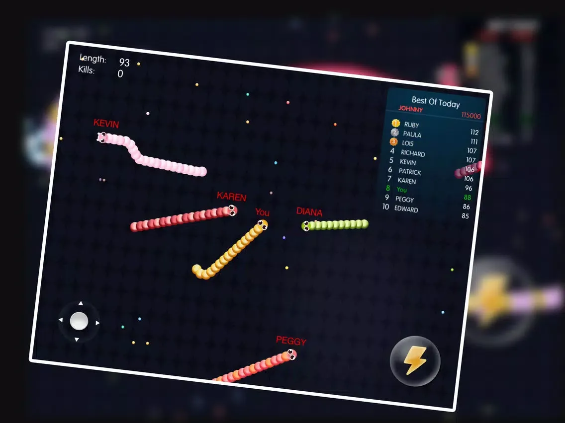 Worm Mania 2017 iPad  Screenshots