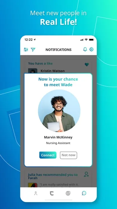 Capturas de tela do Con.tact: Network Connect App