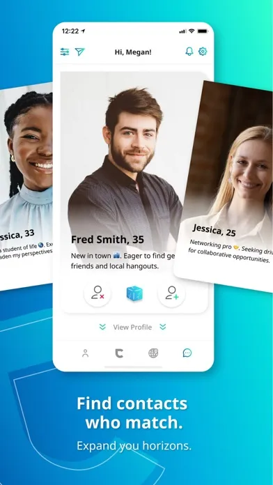 Capturas de tela do Con.tact: Network Connect App