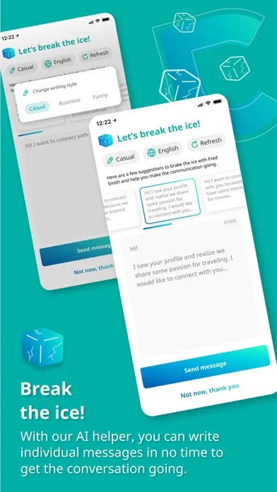 Capturas de tela do Con.tact: Network Connect App