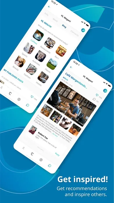 Capturas de tela do Con.tact: Network Connect App
