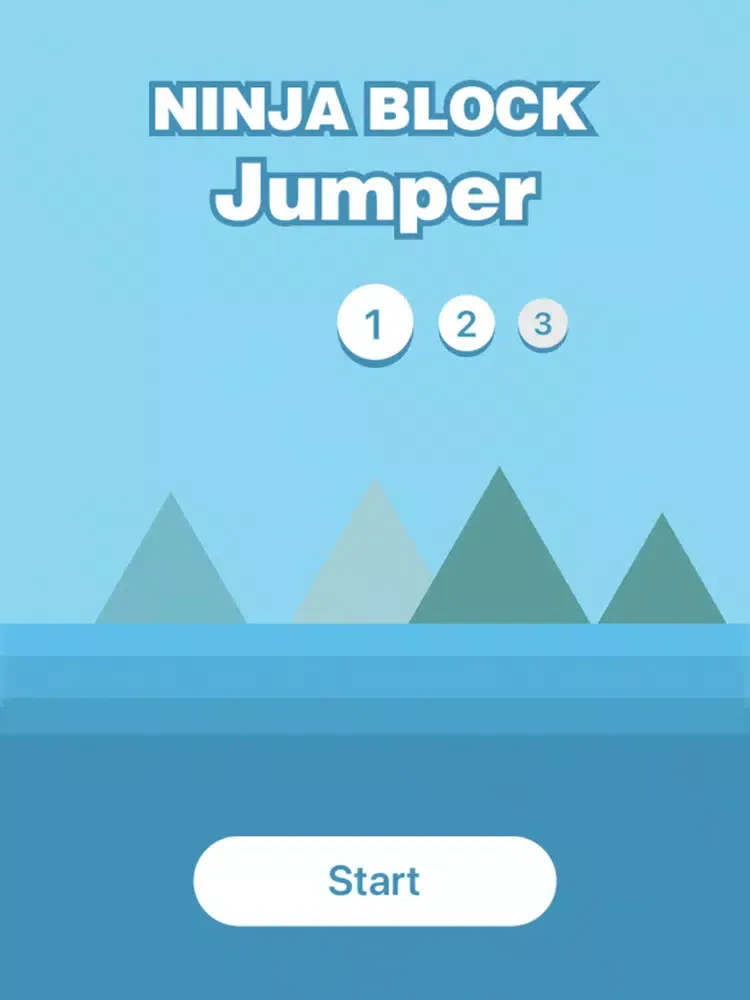 ภาพหน้าจอของ Ninja Block Jumper iPad 