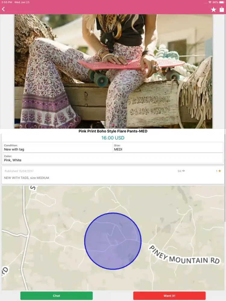 Ảnh chụp màn hình của Second Hand Clothes iPad 