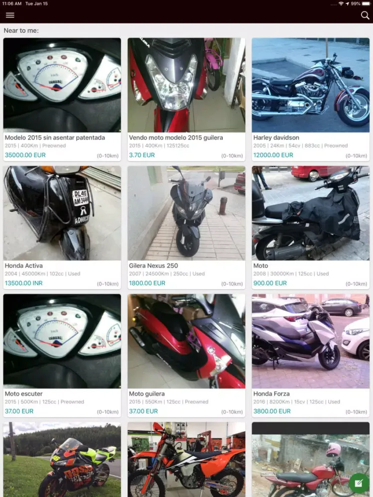 Second Hand Motorcycles iPad  স্ক্রিনশট