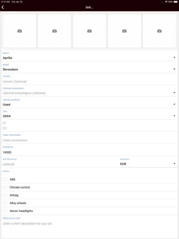 Second Hand Motorcycles iPad  স্ক্রিনশট