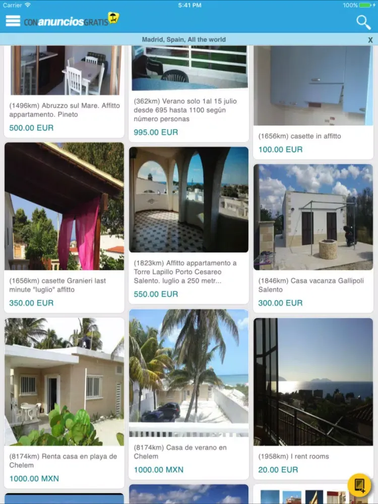 Vacation rentals iPad  স্ক্রিনশট