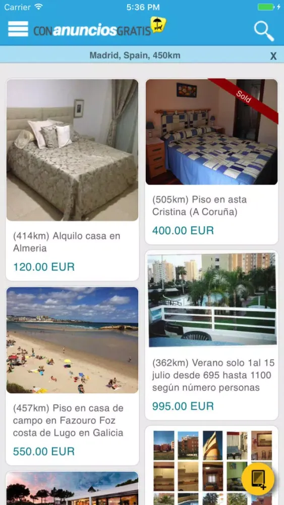 Vacation rentals স্ক্রিনশট