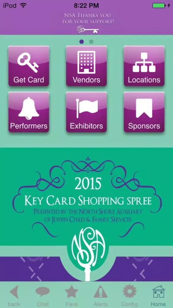 ภาพหน้าจอของ NSA Key Card