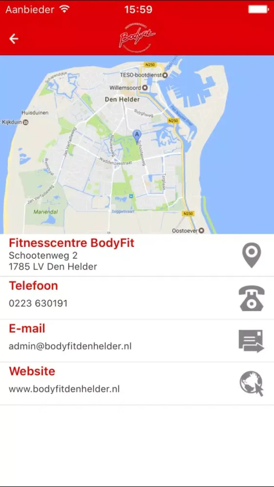 Bodyfit Den Helder स्क्रीनशॉट