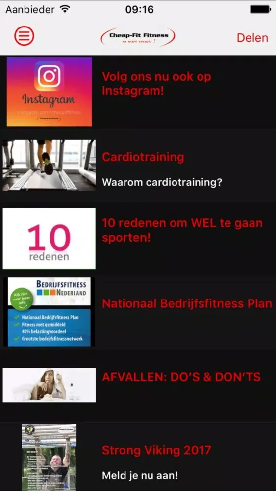 Captures d'écran de Cheap-Fit Fitness