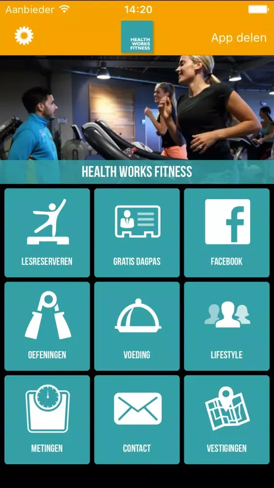 Tangkapan skrin Health Works