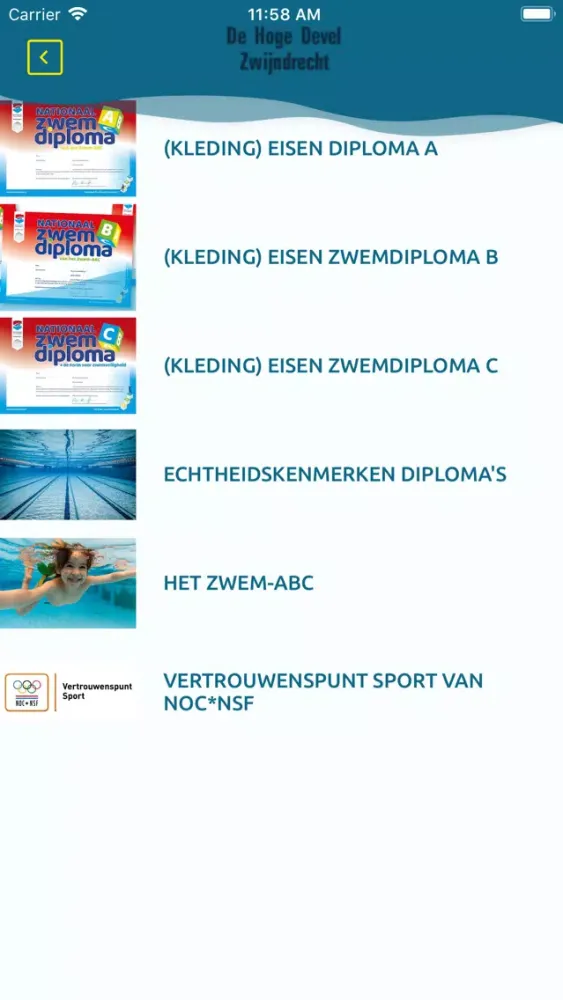 Sportcomplex De Hoge Devel 스크린샷