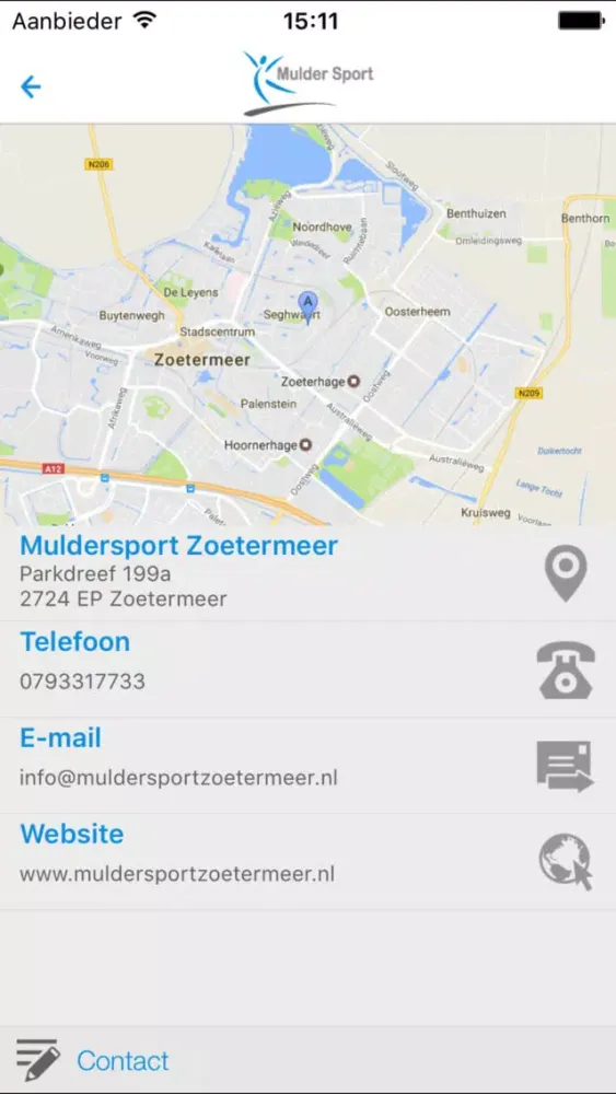 Mulder Sport Zoetermeer سکرین شاٹس