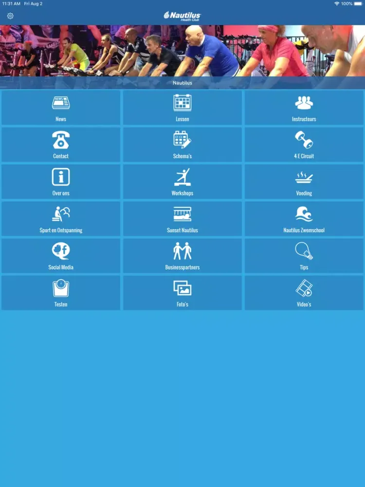 Nautilus Health Club iPad  スクリーンショット