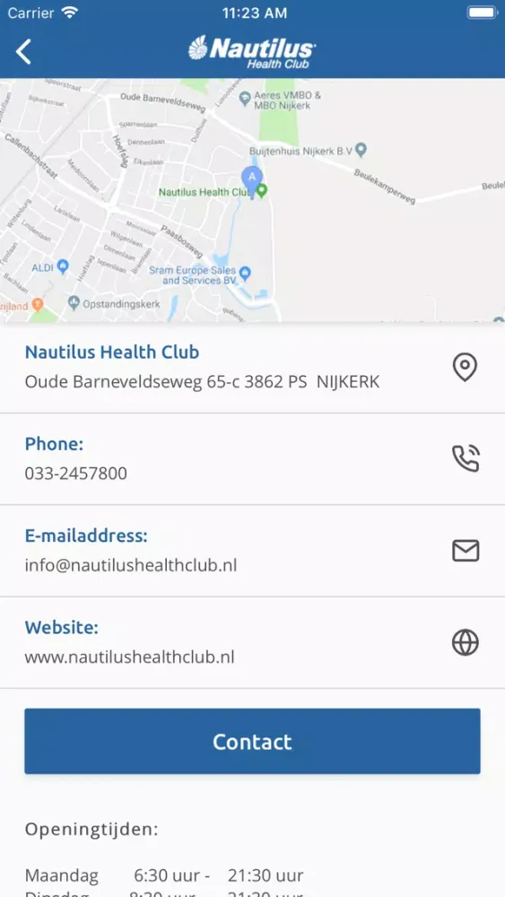 Nautilus Health Club スクリーンショット