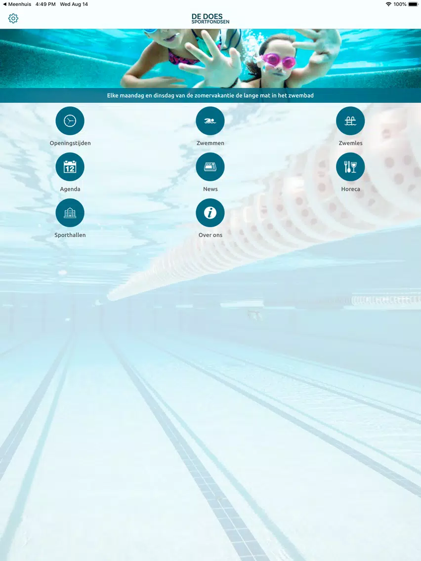 Sport/Recreatiecentrum De Does iPad 應用截圖
