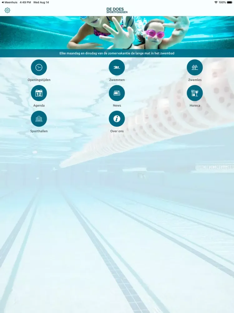 Screenshot di Sport/Recreatiecentrum De Does iPad 