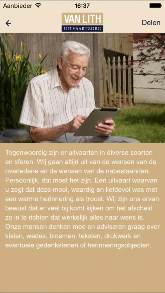 Uitvaartverzorging Van Lith Ekran Görüntüleri