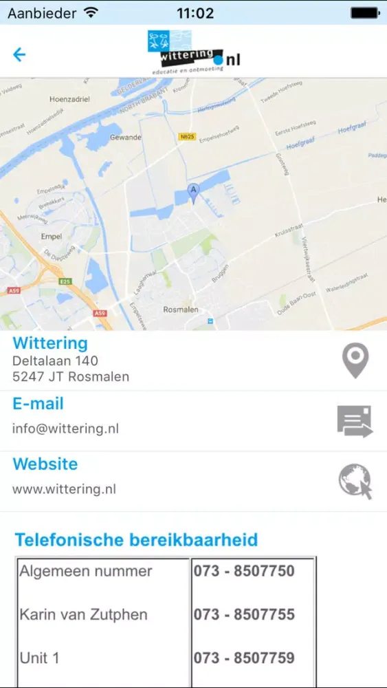 Zrzuty ekranu Wittering.nl