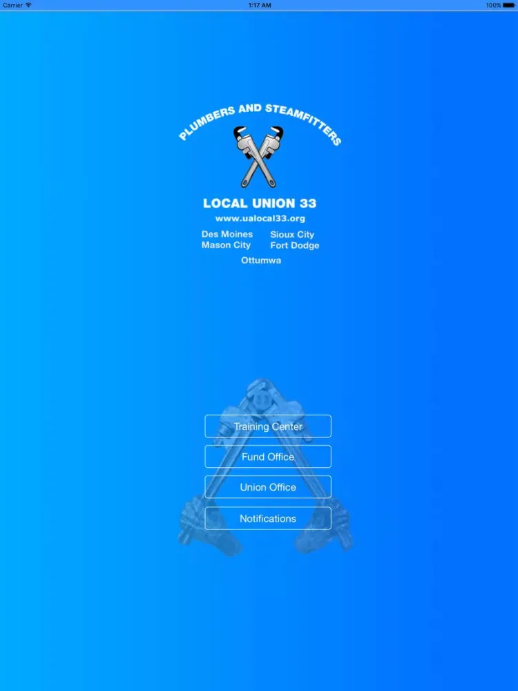 Capturas de pantalla de Plumbers&Steamfitters Local 33 iPad 