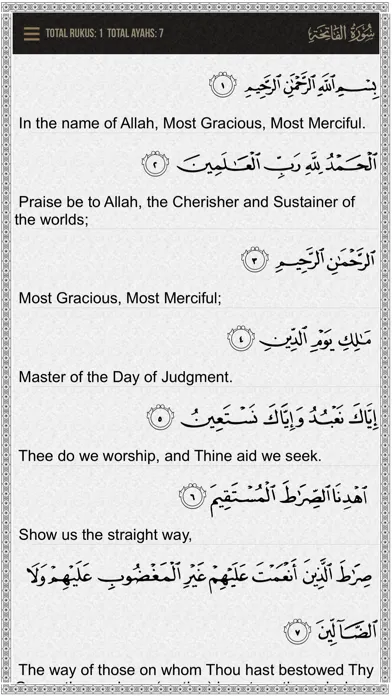 AlQuran English Ekran Görüntüleri