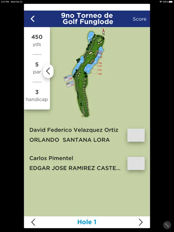 Capturas de tela do GFDD golf Tournament iPad 