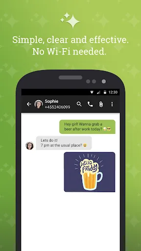 Capturas de pantalla de The Text Messenger App