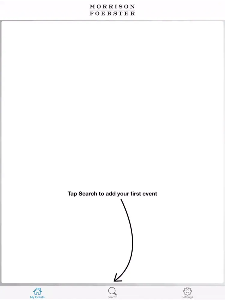 ภาพหน้าจอของ MoFo Attend iPad 