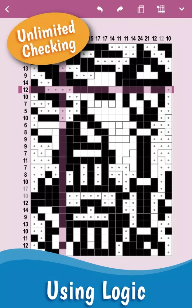 ภาพหน้าจอของ Cross-a-Pix