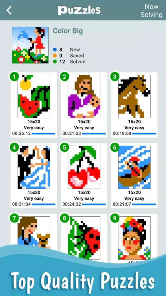 Pic-a-Pix Screenshots