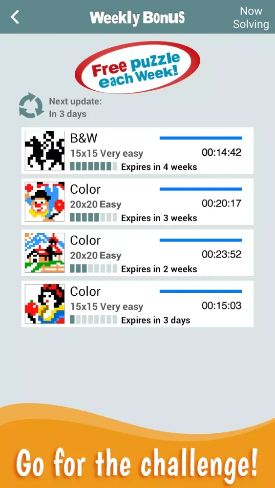 Pic-a-Pix Screenshots