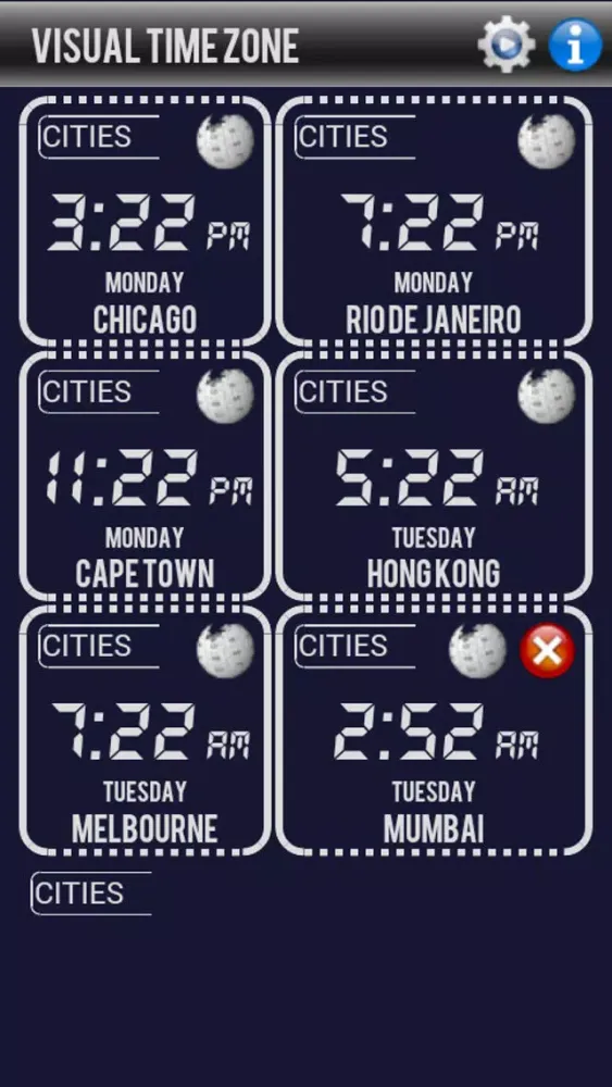 Visual Time Zone Free Screenshots