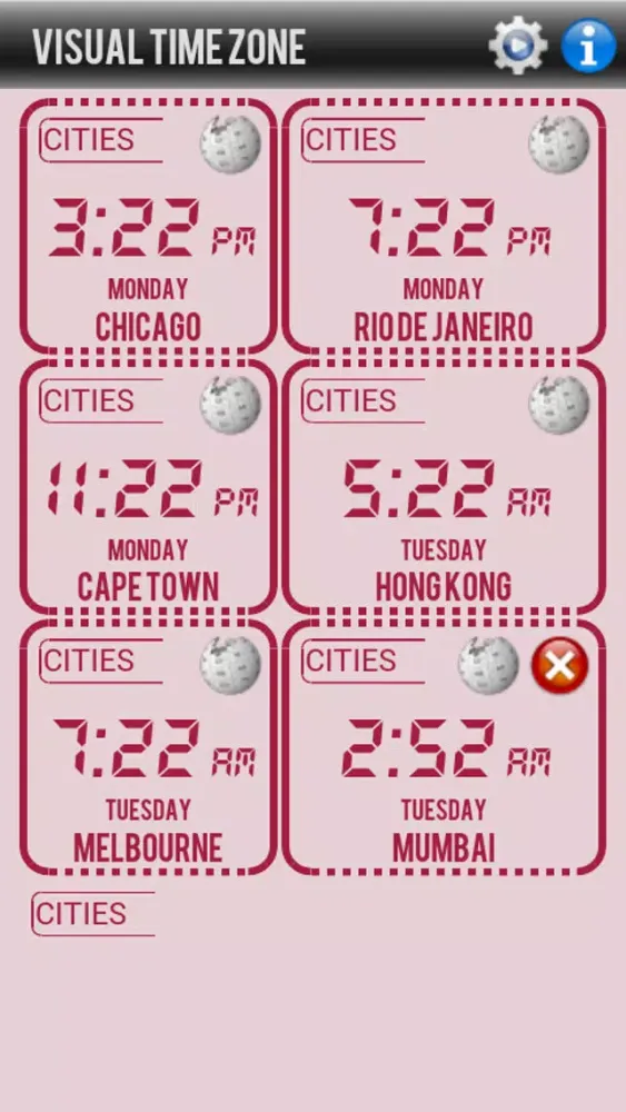 Visual Time Zone Free Screenshots